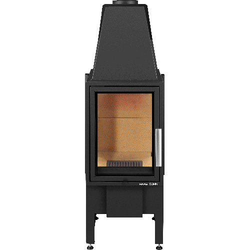 Kamineinsatz ESPRIT-IV 185.16, perl-schwarz, Sichtfenster flach